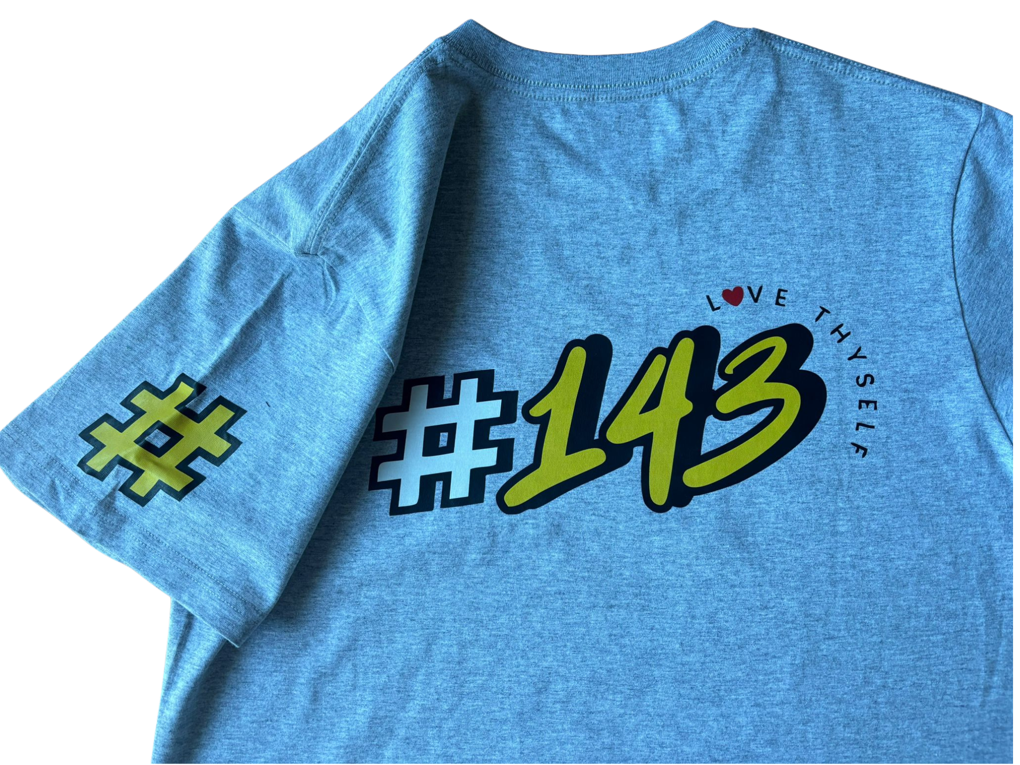 143 Men T-shirt Arm Side